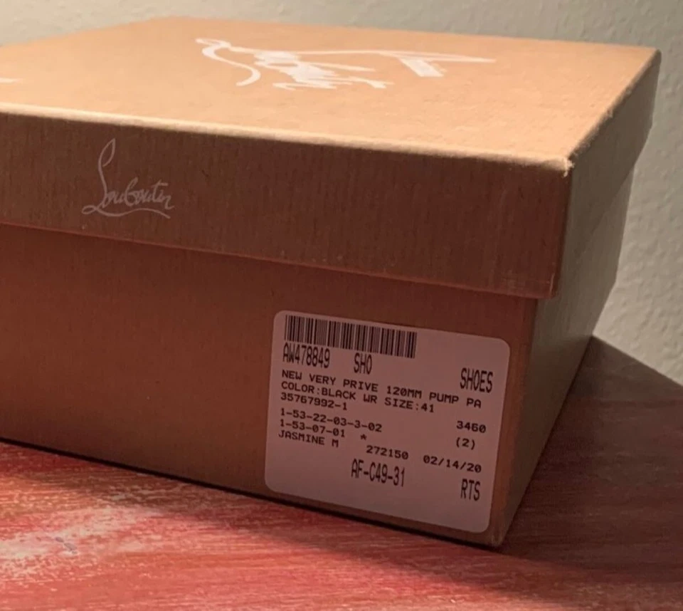 Christian Louboutin - Like New - Heels - Open Toe - Size EU 41 - New Very Prive  - Image 3 of 4