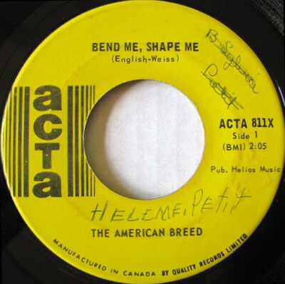 The American Breed - Bend Me, Shape Me / Mindrocker (7'', Single)