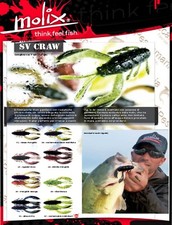Artificiale spinning softbait Molix SV Craw 2.3/4