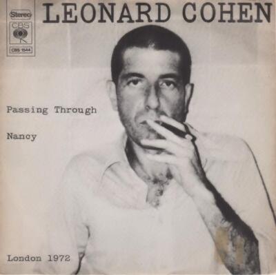 LEONARD COHEN Passing Through/ Nancy 1973 or. HOLLAND single FINE condition!