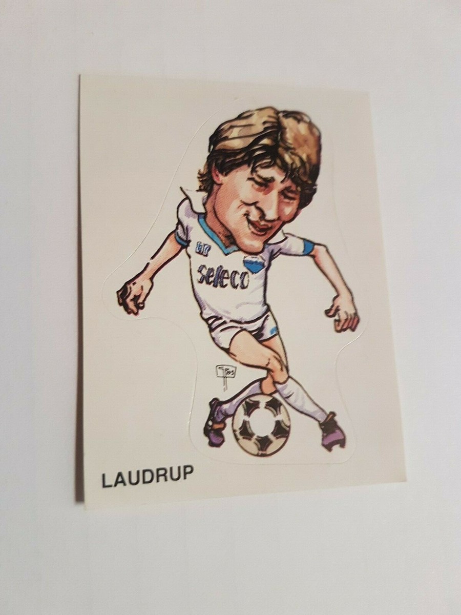 2 Figurines Panini Calciatori 1983-84 – Michael Laudrup & Caricature – Lazio, Neuves