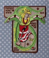 OA 2-pc - Papago  494  - Mint -   NOAC 1998  Green Goddess