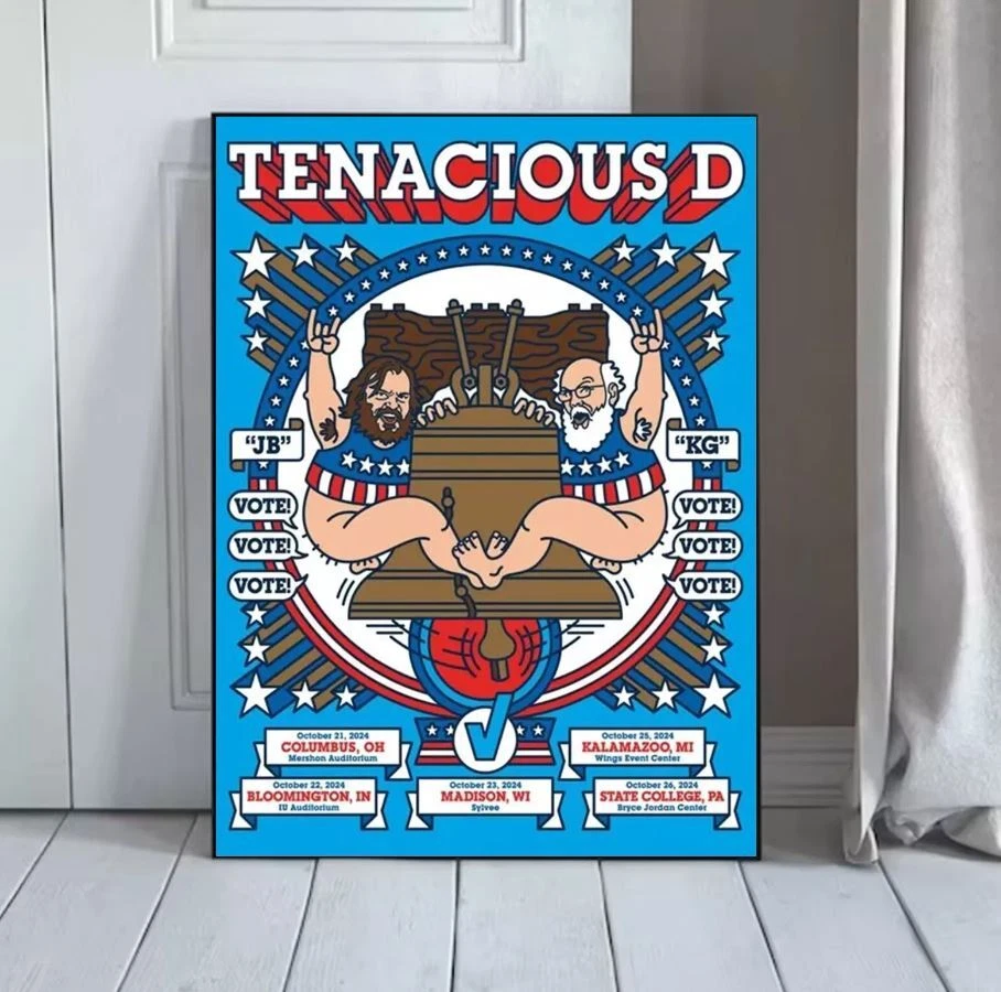 Tenacious-D tour 2024 Poster
