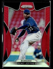 2019 Panini Prizm #86 Jeremy Jeffress Red card