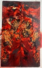 Stabilized (WD) Yellow Cedar Burl Knife Scales | YCB 276