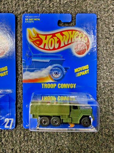 Hot Wheels Vintage Moving Parts Vintage Troop Convoy #7 & Command Tank #27 - Picture 5 of 24