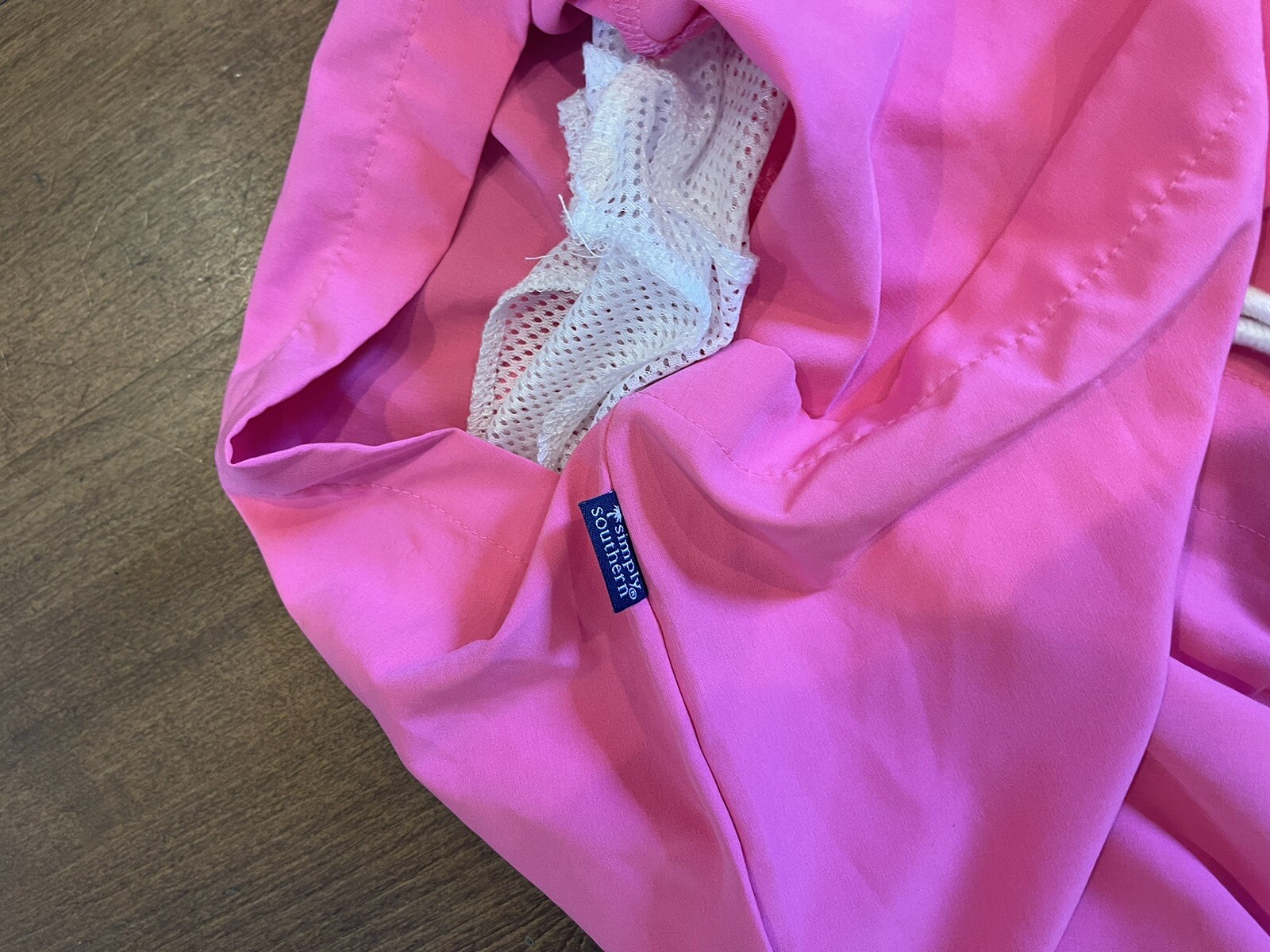 Simply Southern Hot Pink Mens Swim Trunks Volleyball … Gem