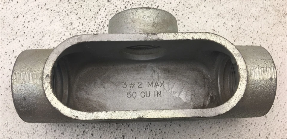 Корпус ковкого железного трубопровода T67 O-Z/GEDNEY 2 дюйма ступицы тип T форма 7 - Изображение 4 из 4