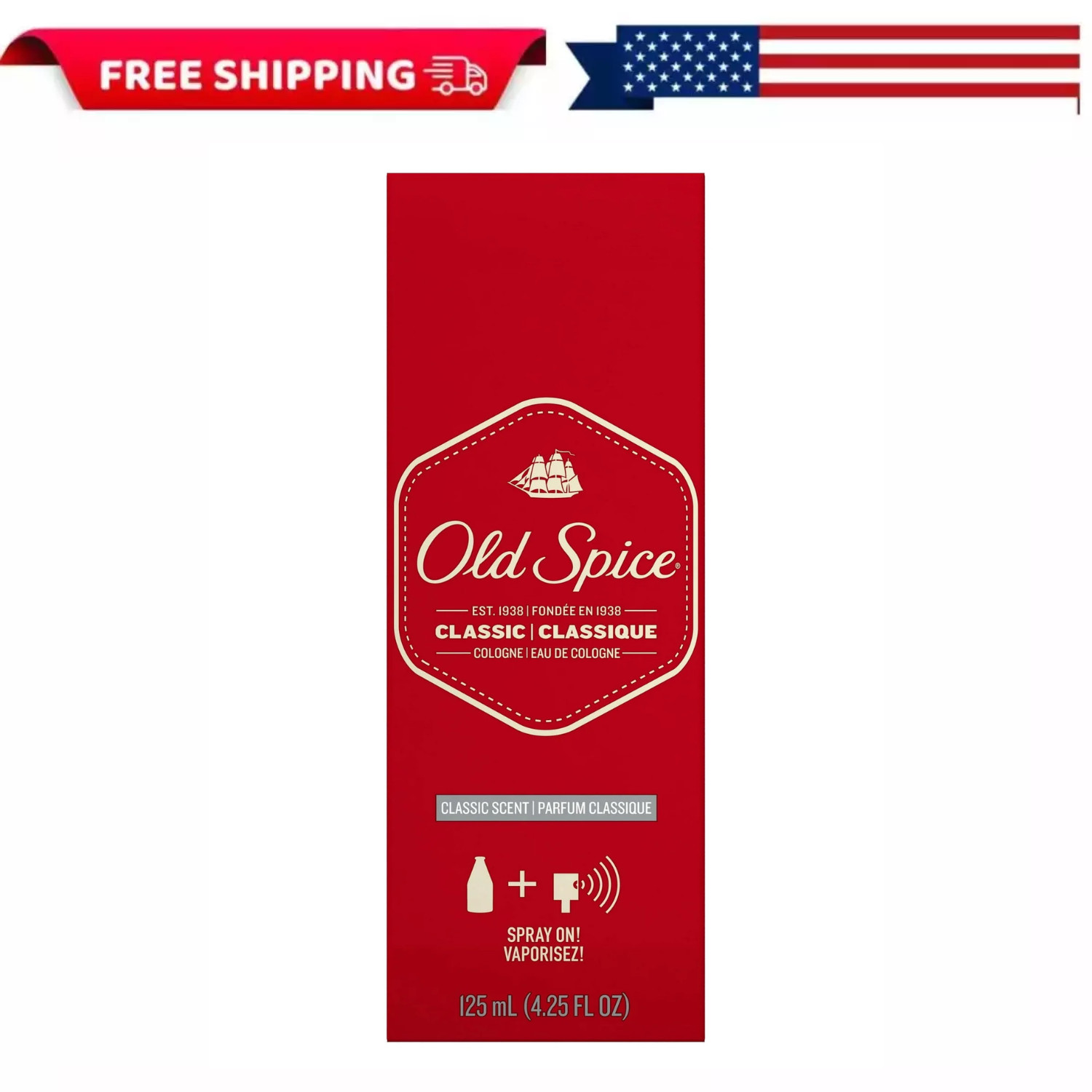 Spray Classic Scent Strong And Splashed 4.25 Fl Oz, 1 Pk