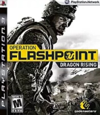 Operation Flashpoint Dragon Rising 2009 For PlayStation 3 PS3 With Case