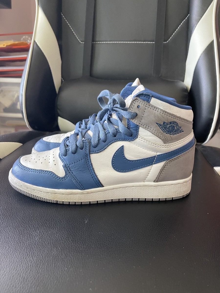 Size 4.5 - Jordan 1 Retro OG High True Blue | eBay