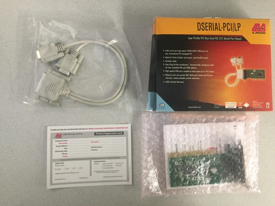 Lava PCI LP RS232 16550 Dual Serial Adapter - Image 2 of 4