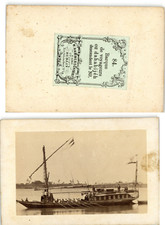 Egypte, Hammerschmidt Vintage albumen print CDV.  Tirage albuminé  7x9,5  