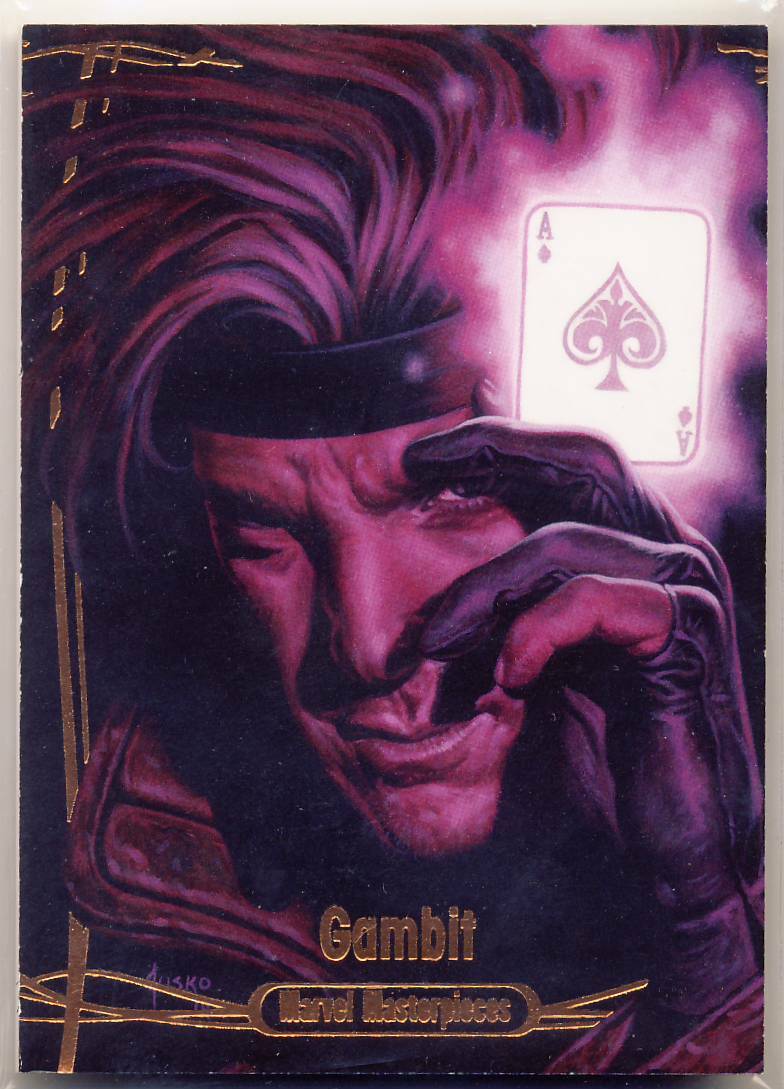 2016 Marvel Masterpieces Legendary Orange Parallel Gambit 57 14/99