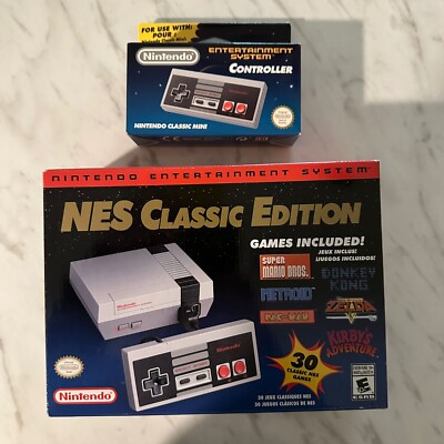 Authentic Nintendo Classic Edition NES Mini Game Console USA