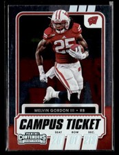 Melvin Gordon III - 2021 Panini Contenders Draft Picks Campus Ticket Foil #64