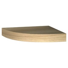 Floating Wooden Wall Mounting Corner Shelf Display Unit MDF Shelf Book Storage