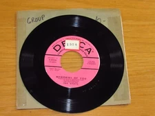PROMO POP GROUP 45 RPM - INK SPOTS - DECCA 29750 - "MEMORIES OF YOU"