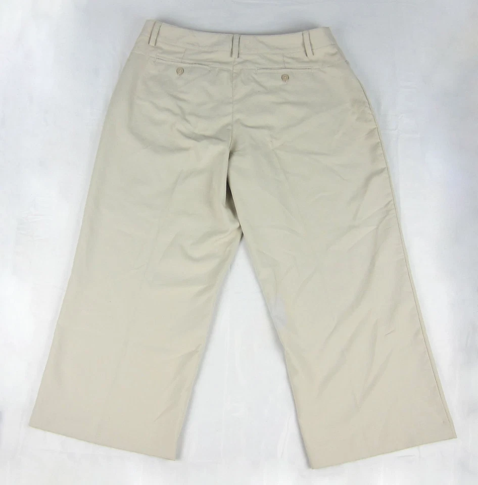 New Lady Hagen Women's Club Crop Golf Capri Pants Khaki Size 6-Defect - Image 2 of 4