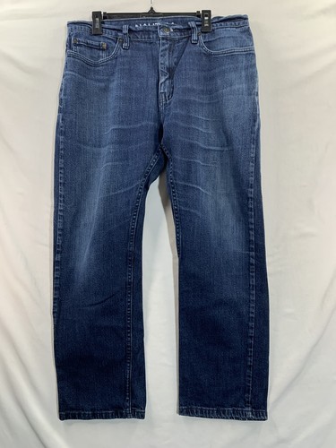 Nautica Straight Fit Blue Jeans Mens 