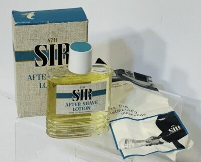 VINTAGE 4711 SIR After Shave Lotion 1.69 oz /50 ml Box & Instr. Made in GERMANY