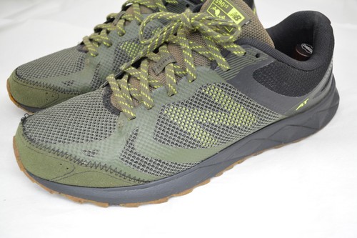Mens NEW BALANCE 590 v3 All Terrain Green Black Trail Running Shoes Size 11 D