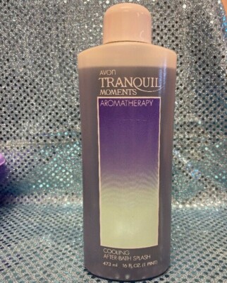 Avon Tranquil Moments Aromatherapy Cooling After-Bath Splash 16 oz. NOS