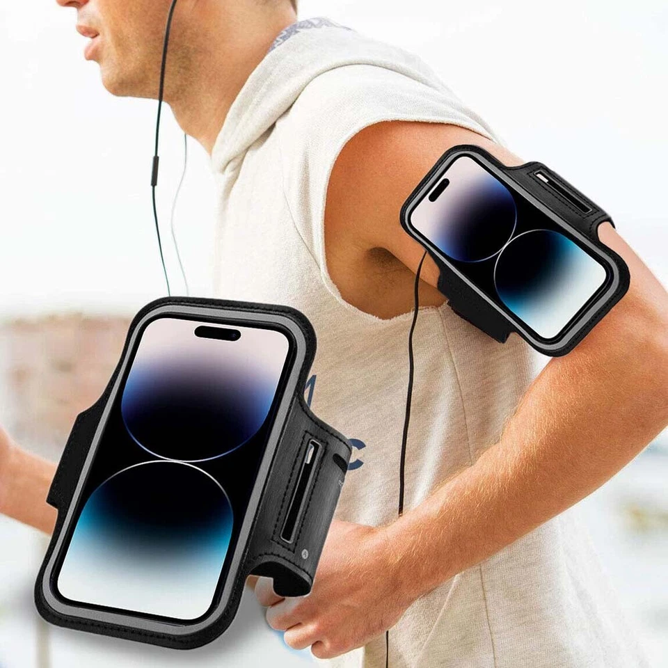 Waterproof Armband Case Sports Running Exercise Arm Band Phone Holder KeyBag LOT - Image 2 of 4