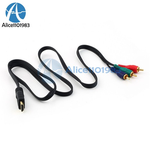 HDMI Male to 3RCA 3-RCA Video Component Connection Cable Cord Line - Picture 5 of 7