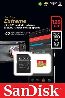 Sandisk 128GB Micro SD Memory Card Nintendo Switch Samsung Galaxy