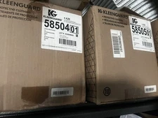 Kimberly Clark Kleenguard Denim Blue coveralls AcidSuits 24ct xl 24ct 2x 20ct 3x