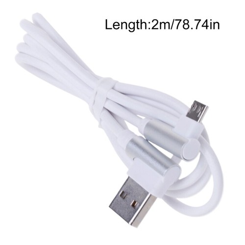 Right Angle USB to USB 5pin Fast Charging Cable Line 480Mbps Data Transfer Cord - Zdjęcie 8 z 8