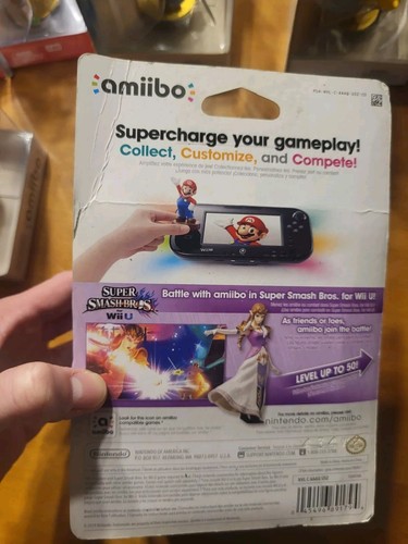 ZELDA Super Smash Bros. Nintendo Amiibo Wii U Switch 3DS - Picture 3 of 14