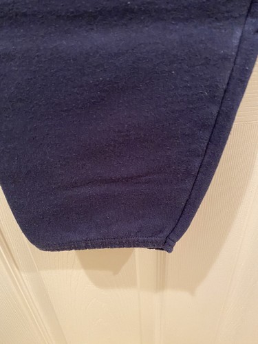 preowned unisex kids large blue sweat pants by Hanes w/ pockets - Picture 2 of 4