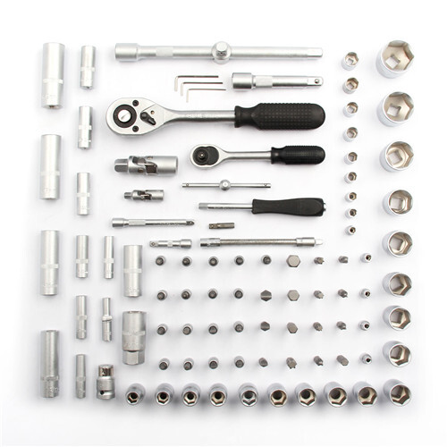 46/53/94/216Pcs Metric Socket Set Ratchet Torx Wrench Kit 1/2" 3/8" 1/4" Drive - Picture 12 of 20