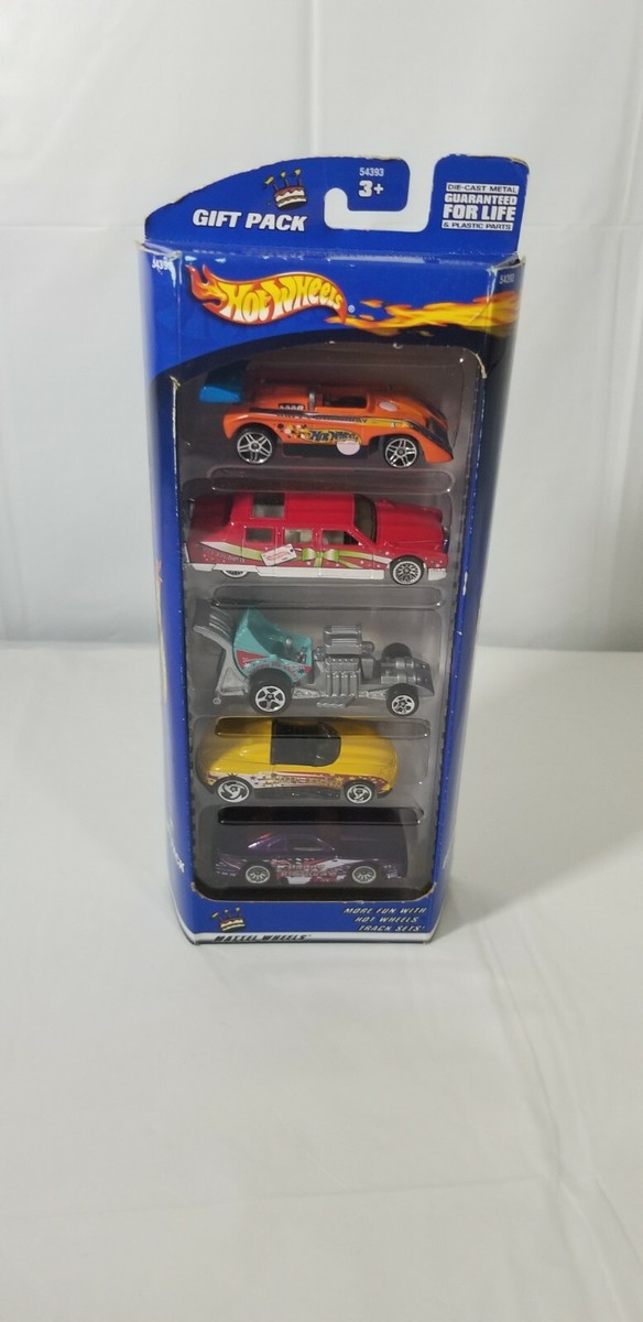 Hot Wheels 5 Car Gift Pack Happy Birthday Collection New In