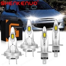 For Peugeot 206 2005-2009 H1 H7 Led Headlight Combo Bulbs Kit High Low Beam
