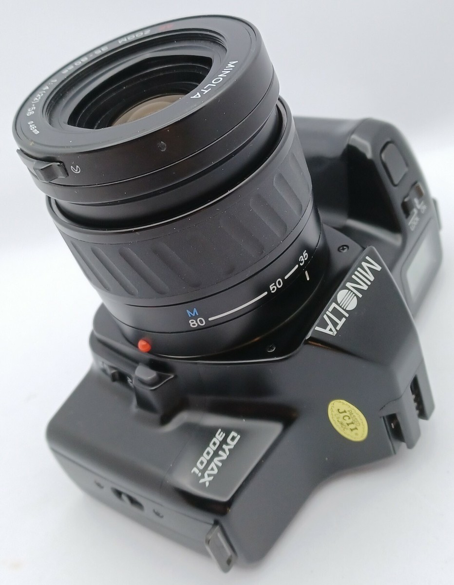 Minolta Maxxum 3xi Camera w 35-80 Lens Bag and strap Untested selling As is
