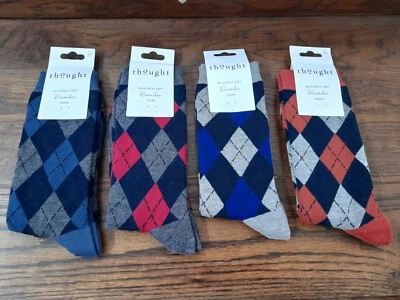 THOUGHT (BRAINTREE) BAMBOO MENS' SOCKS - SPM703 - PHILIP ARGYLE - BNWT