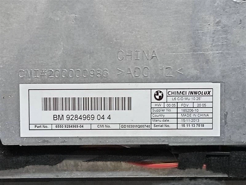 Used Infotainment Display fits: 2014 Bmw 750I display screen front dash 10.25`` Foto 4 de 4