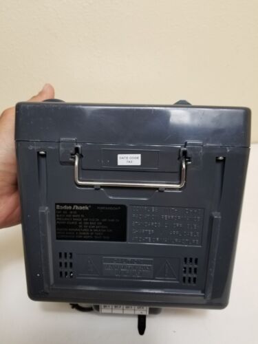 VTG Radio Shack Portavision 4.5" B&W Home/Auto Television & Power Cords -Tested - Picture 7 of 12