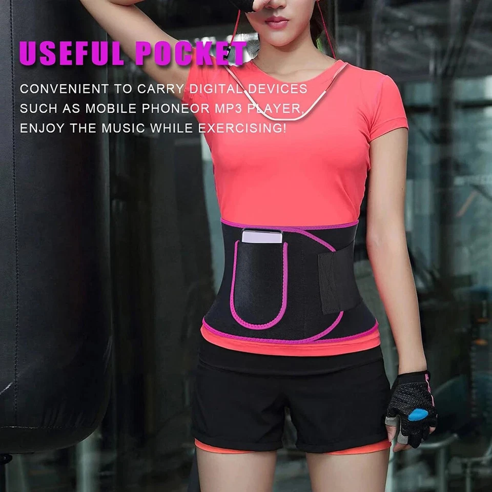Cinturón De Deporte Con Bolsillo para correr o hacer deporte cómodamente 24 h - Imagen 4 de 4