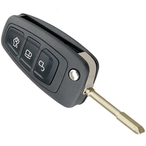 3Buttons Flip Remote Key Fob 4D60 Chip Fit for Ford Focus/Mondeo/Transit/Connect - Foto 8 di 9