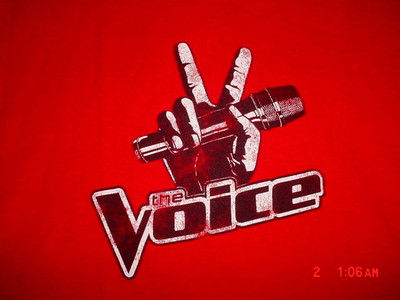 Mens Womens-The Voice TV Show-Red -T-Shirt-L