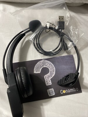 Conambo Bluetooth Headset V5.0 - Black (JBT800)