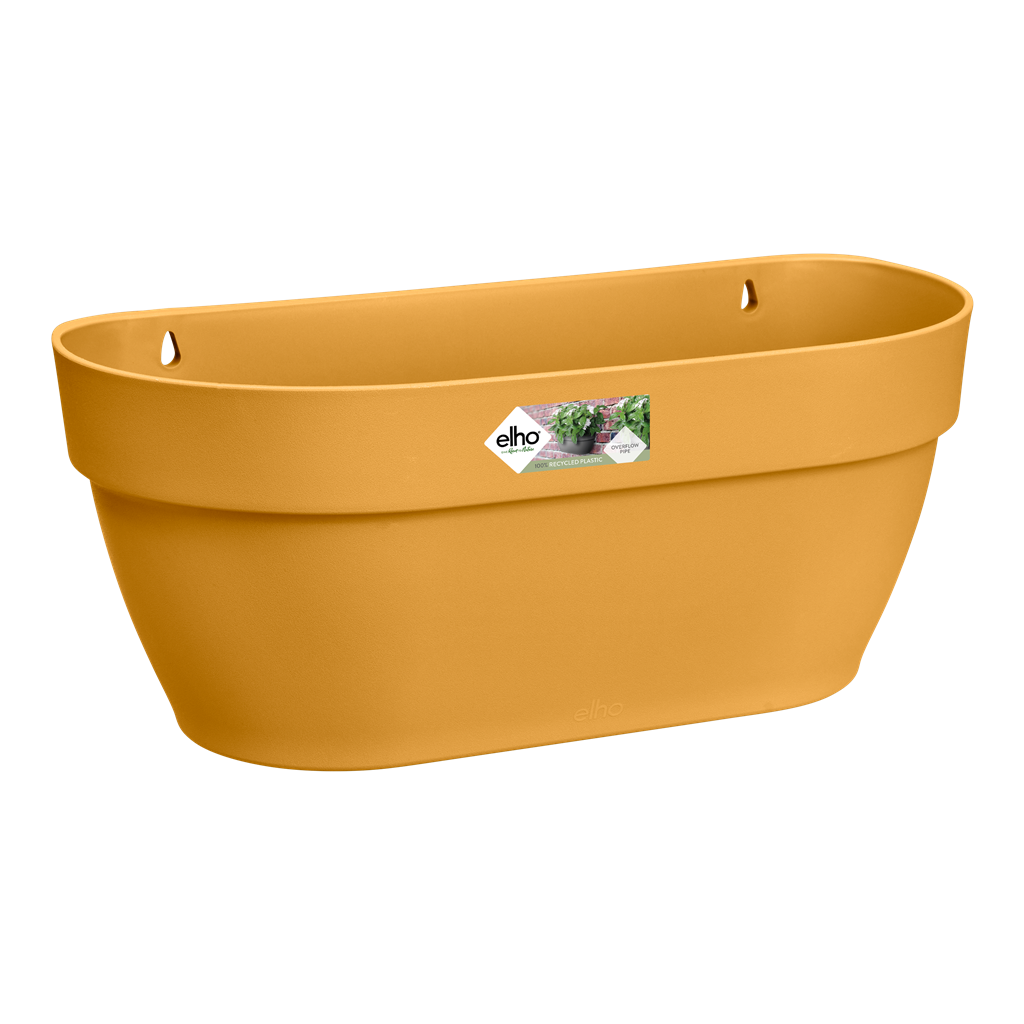vibia campana wall basket 35cm honey yellow elho