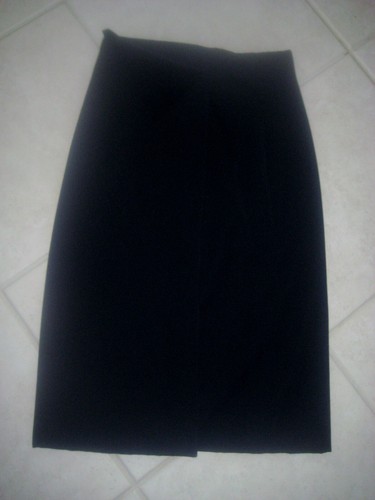 Gianni Versace JENNY Wrap Black MidLength Skirt USA 10 RARE Hard to Find - Picture 9 of 11