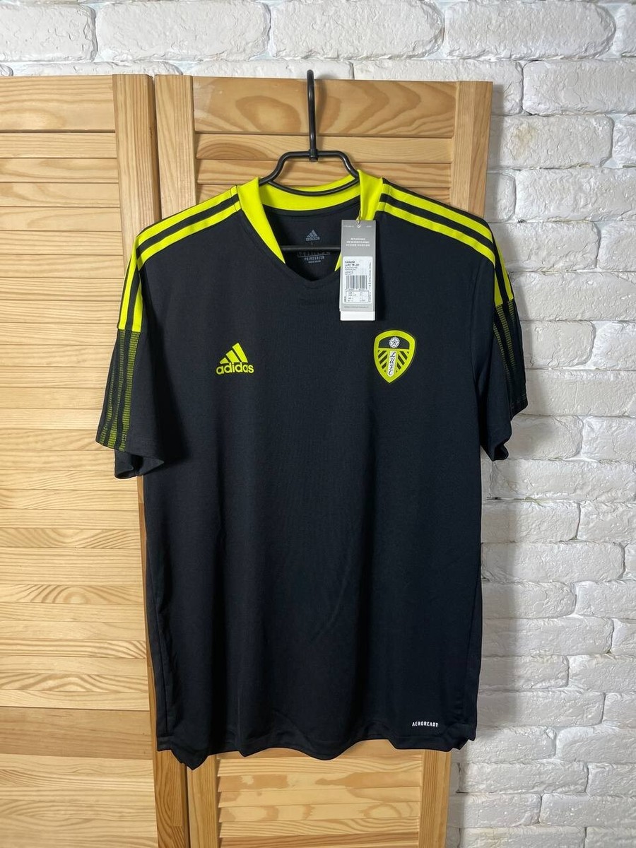 LEEDS UNITED JERSEY TRAINING FOOTBALL SOCCER SHIRT ADIDAS TRIKOT