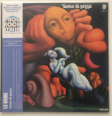 LP Le Orme - Uomo di Pezza Ltd nur 99 Exemplare Vinyl Farbe blau - PROG ROCK ITA