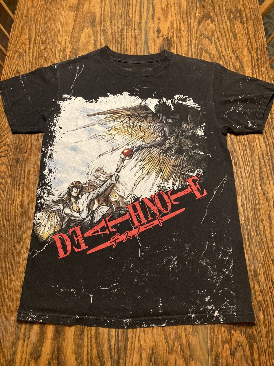 Vintage Death Note T-Shirt Anime Manga Y2K All Over Print Vintage Death Note T-Shirt Anime Manga Y2K All Over Print